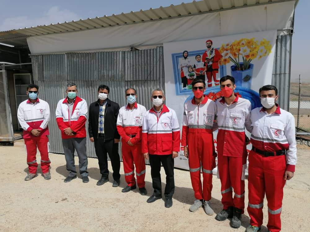 بازدید مدیر عامل جمعیت هلال احمر فارس از پایگاه امداد کوهستان دراک